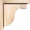 Ekena Millwork Del Monte Smooth Corbel w/Backplate, Douglas Fir, 7 1/2"W x 10"D x 10"H COR08X10X10DEL01SDF - alternate 3